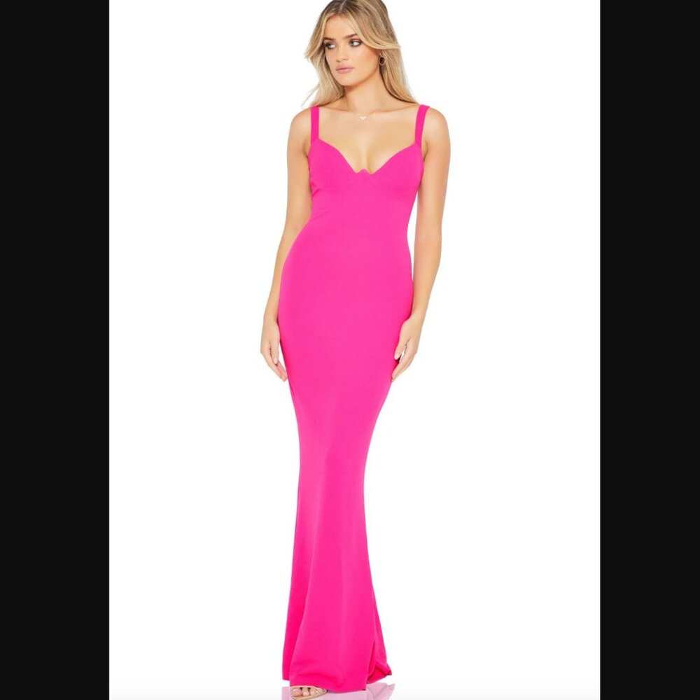 Nookie Pink Barbiecore Romance Gown // Small